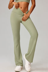 Women High-Waist Flared Naked-Feel Yoga Leggings