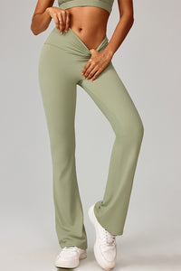 Women High-Waist Flared Naked-Feel Yoga Leggings