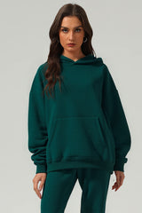 Men Sherpa Fleece Oversize Hoodie: Anti-Pilling Heavyweight Retro Design