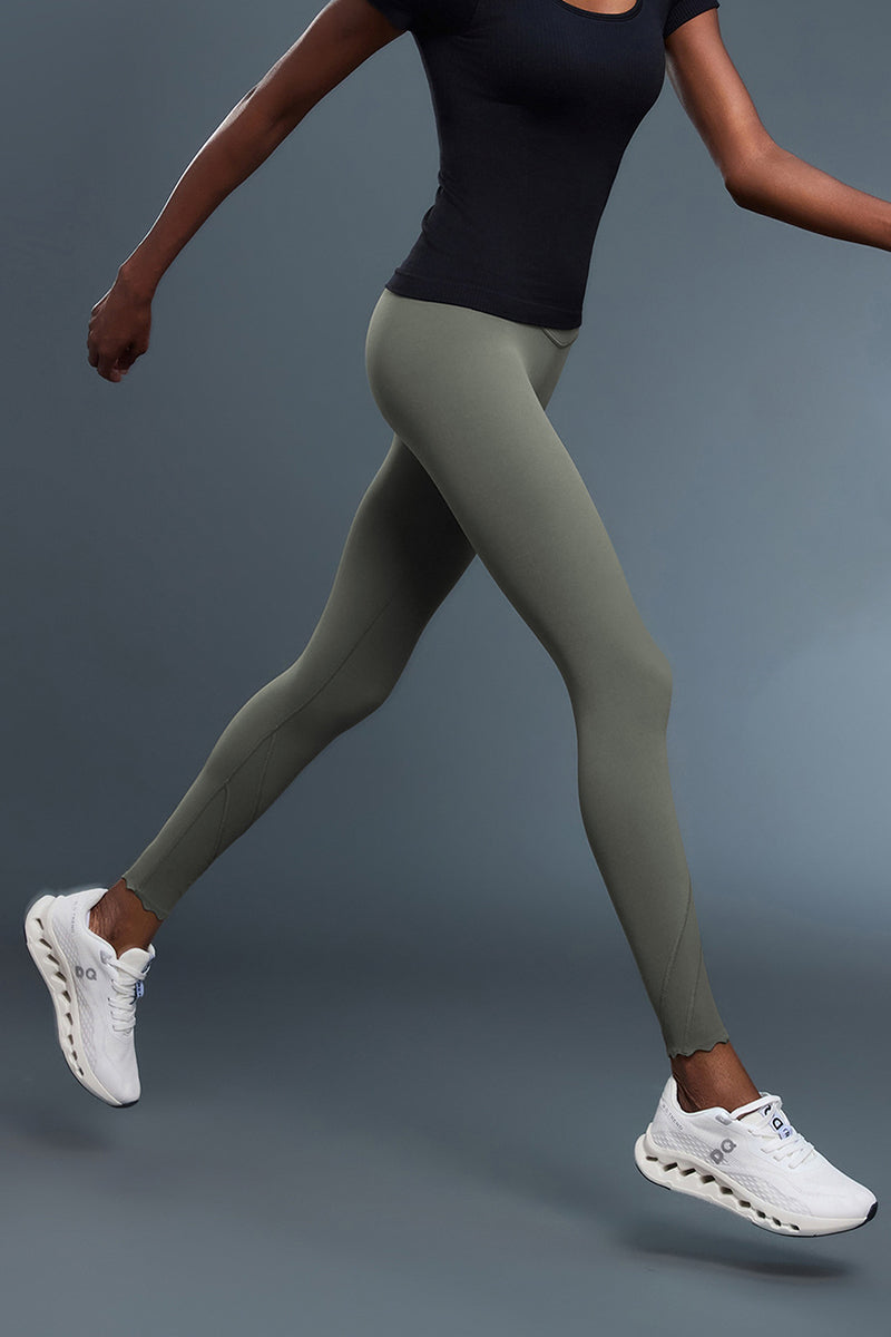 Women High-Waisted Sculpting Seamless Naked-Feel Yoga Leggings