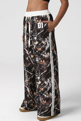 Women Camouflage Drawstring Casual Jogger Pants