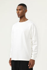 Men's Streetwear Cotton Loose Fitting Solid Pullover
