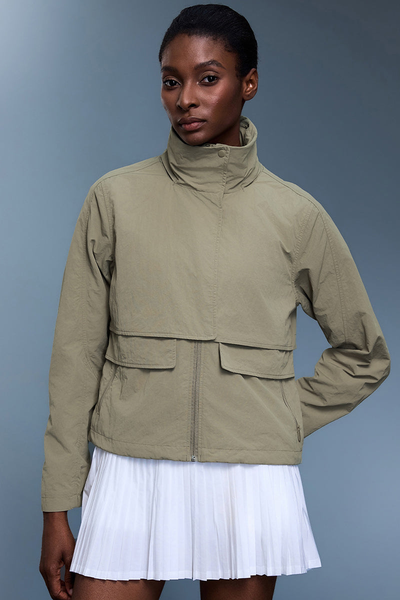 Women Waterproof Packable Outdoor Windbreaker Jacket