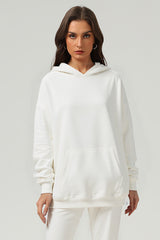Unisex Heavyweight Terry Hoodie: Retro Modern Blend Design