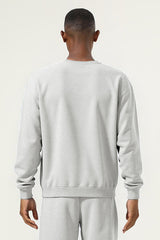 Men's Athletic Pure Color Round neck  Fleece Pullover