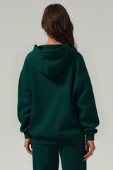 Men Sherpa Fleece Oversize Hoodie: Anti-Pilling Heavyweight Retro Design