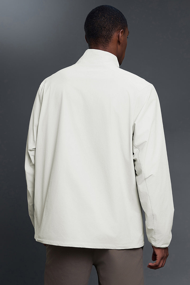 Men Casual Loose Windproof Stand Collar Jacket