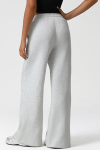 Women High-Waist Drawstring Wide-Leg Yoga Lounge Pants