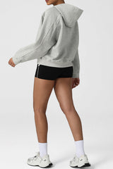 Women Thick Loose Hooded Long Sleeve Sport Hoodie