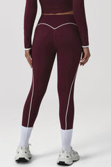 Women Color Block High-Waist Sport Leggings