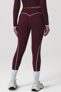 Women Color Block High-Waist Sport Leggings