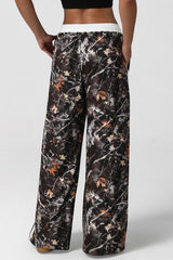 Women Camouflage Drawstring Casual Jogger Pants
