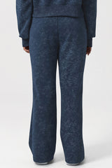 Women High-Waist Loose Straight Leg Printed Athletic Pants