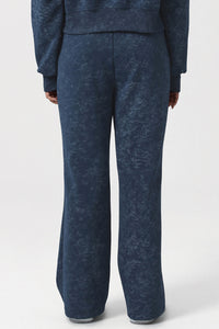 Women High-Waist Loose Straight Leg Printed Athletic Pants