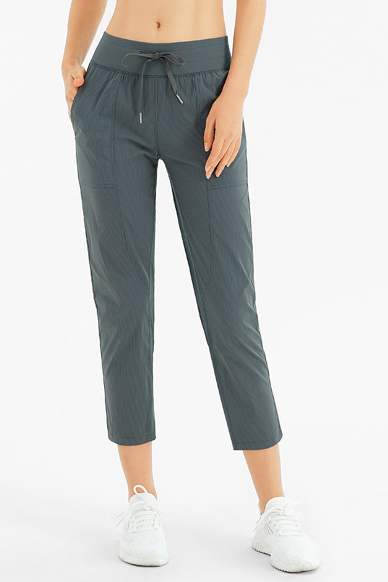 Women Quick-Dry Breathable Cropped Yoga Leggings