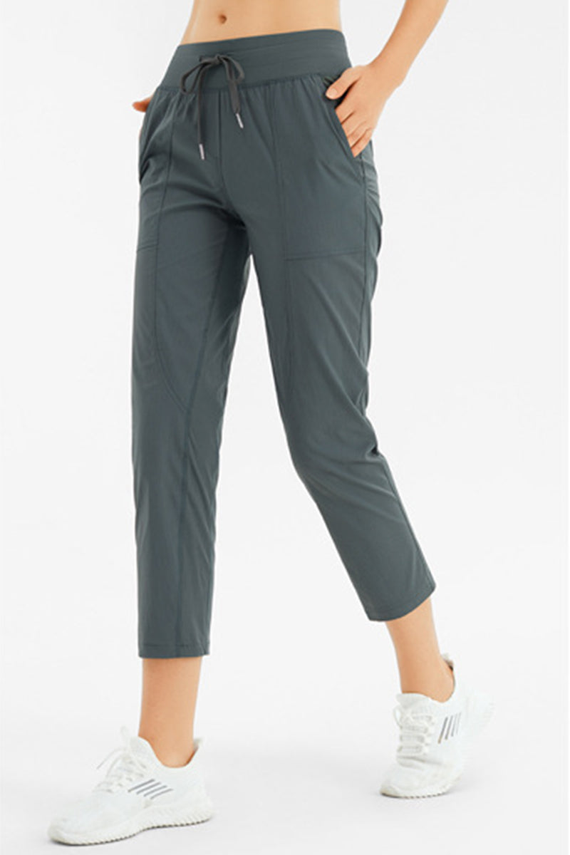Women Quick-Dry Breathable Cropped Yoga Leggings