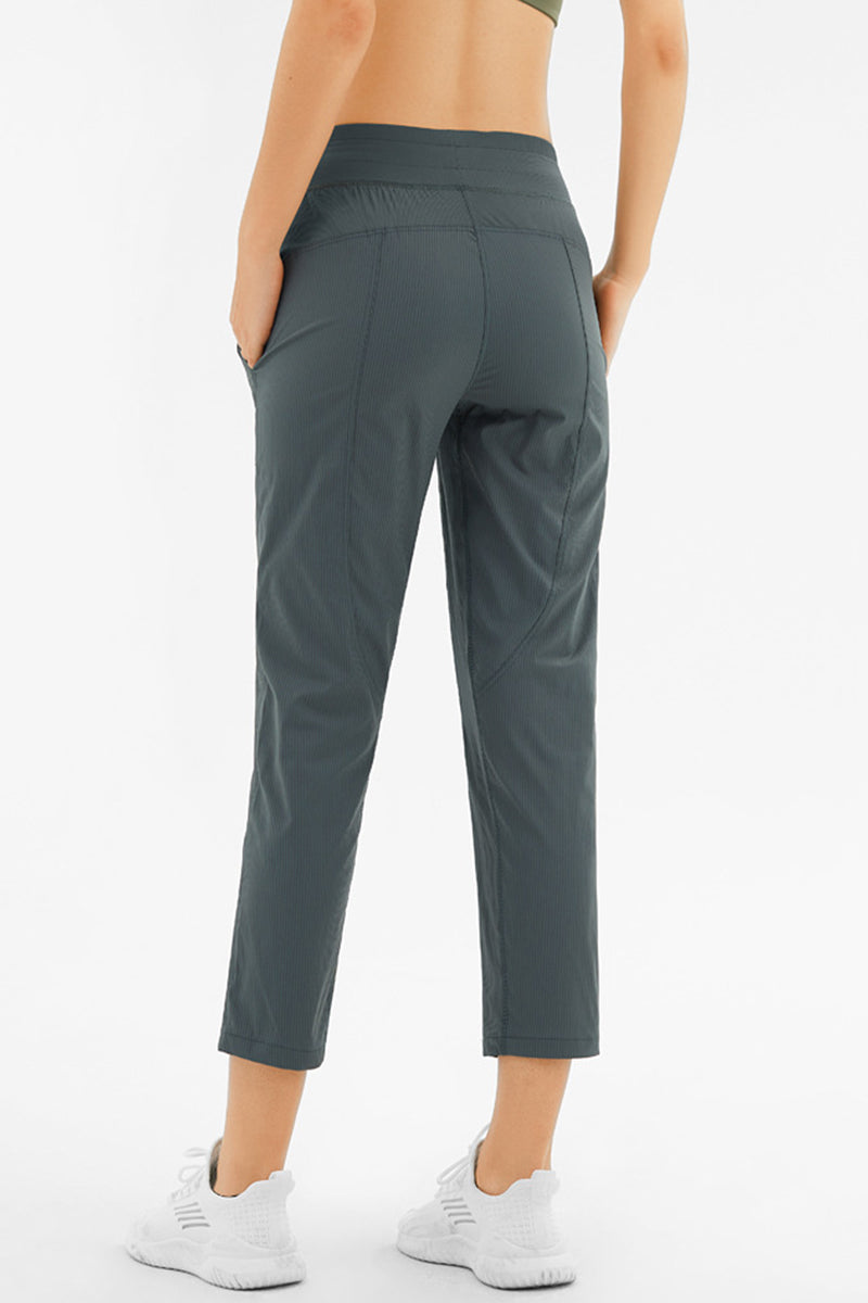 Women Quick-Dry Breathable Cropped Yoga Leggings
