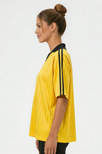 Unisex 165G lightweight retro V-neck sports jersey T-shirt