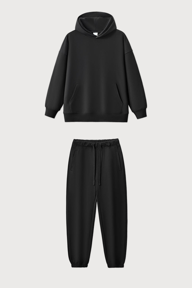 Unisex Casual Heavyweight Hoodie - Loose Fit And Pants