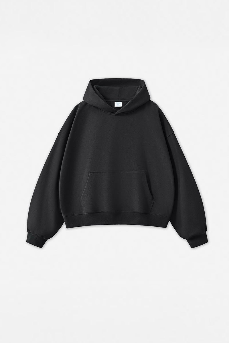 Unisex Boxy Loose Fleece Hoodie