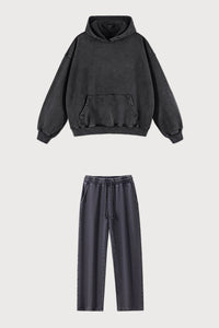 Unisex 420G Vintage Wash Hoodie + Jogger Set