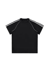 Men's Cotton Athletic Color-block Patchwork T-shirt