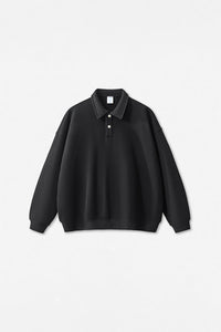 Unisex Clean Fit Long Sleeve Polo Shirt