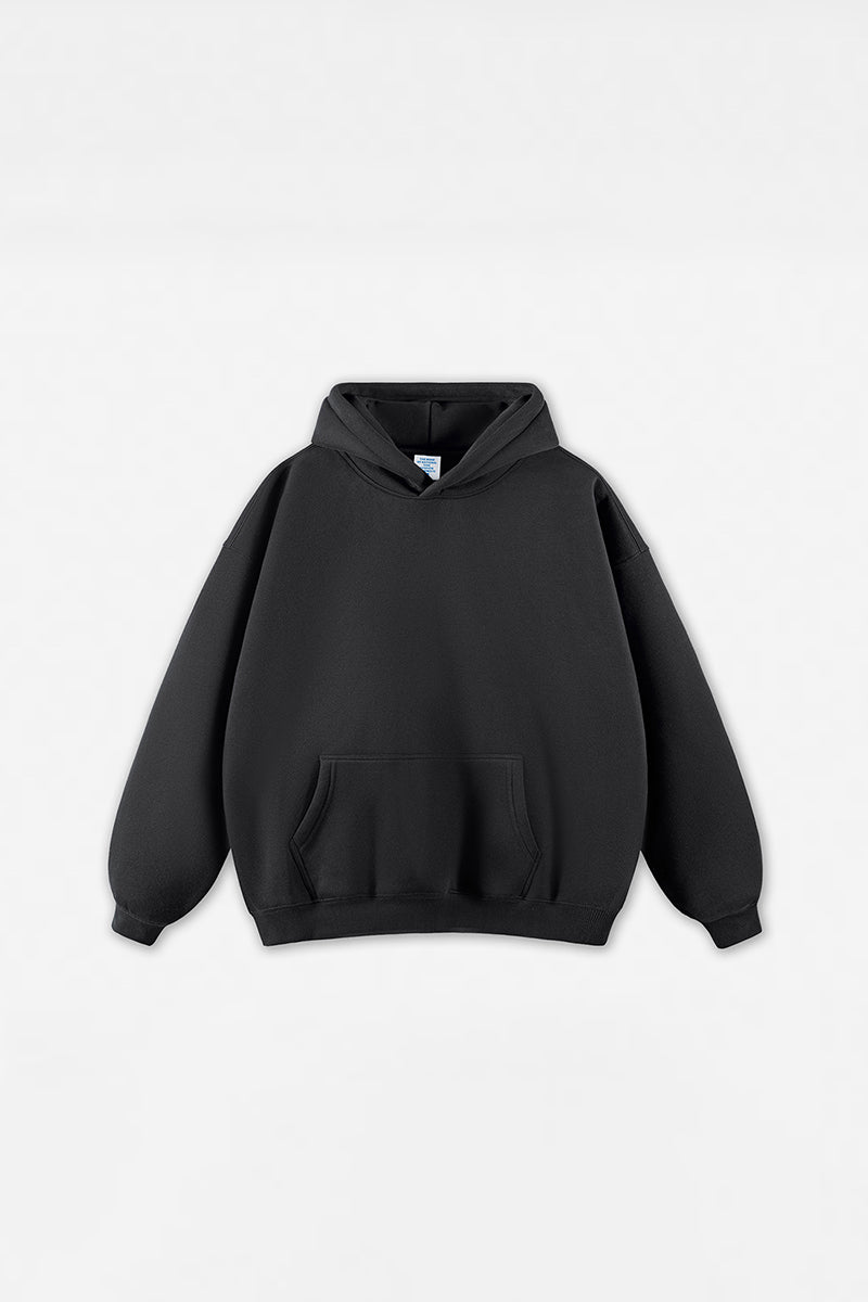 Unisex Solid Color Loose Hoodie