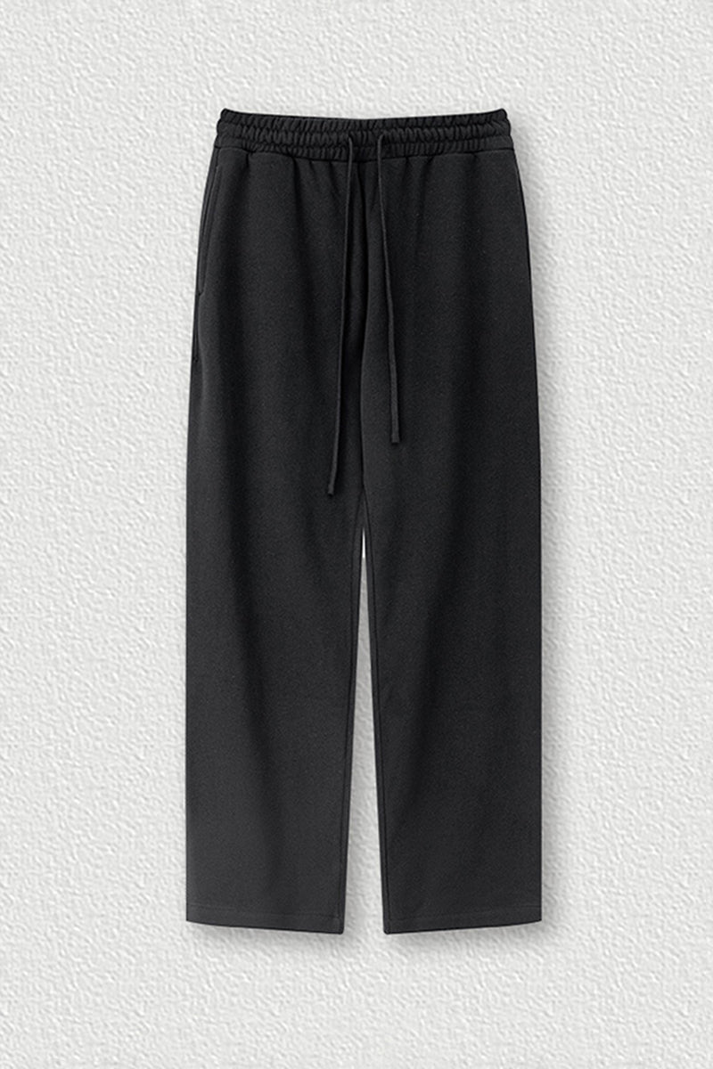 Solid Color Straight Leg Pants