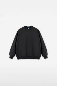 Unisex Heavyweight Brushed Crew Neck Casual Hoodie