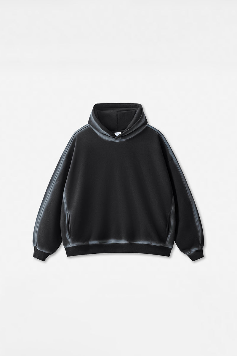 Unisex Vintage Fleece Washed Hoodie