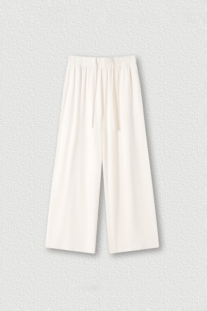 Men's Streetwear High-Stretch Straight-Leg Pants