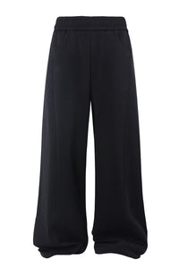 Unisex Loose Straight Leg Retro Street Pants: Mamba Cotton Blend Air Layer Design