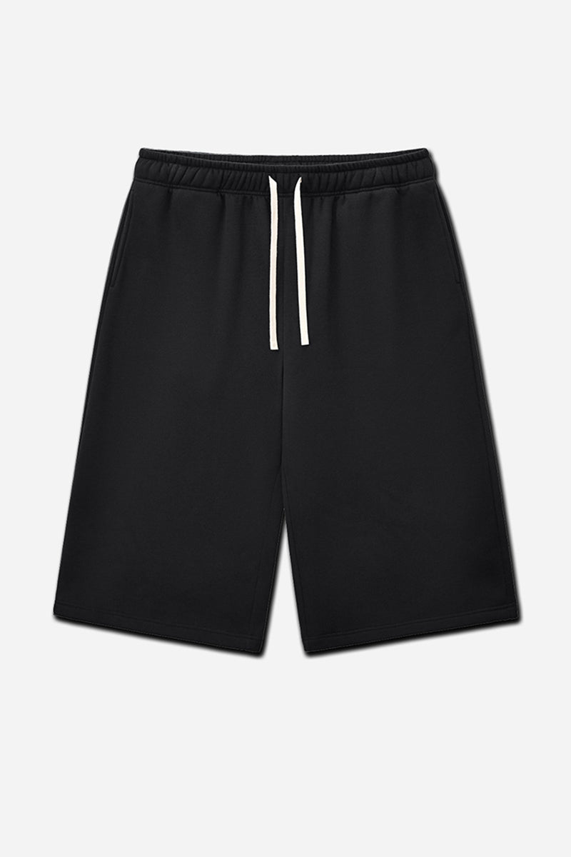 Unisex Casual Heavyweight Fleece Seven-Inch Pants