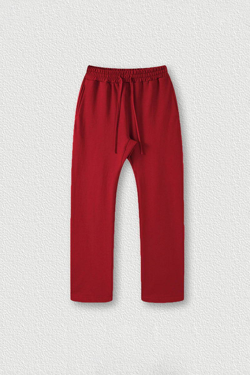 Men's loose straight-leg athletic trousers