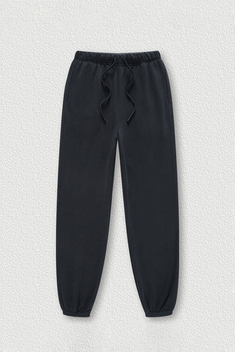 Men's teen loose casual fleece sports trousers