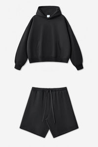 Unisex Heavyweight Oversized Hoodie And Shorts