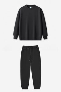 Unisex Warm Solid Color Sweatshirt And Pants