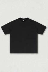 Solid color short sleeves