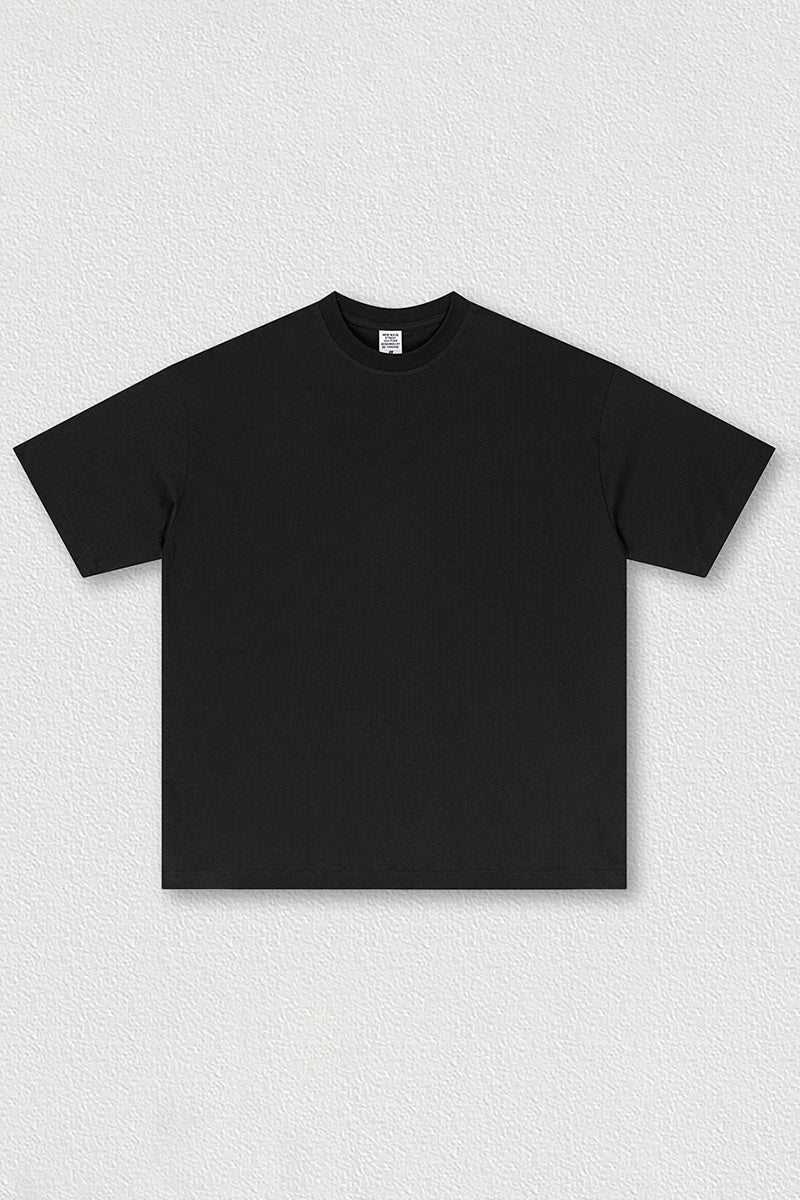 Solid color short sleeves