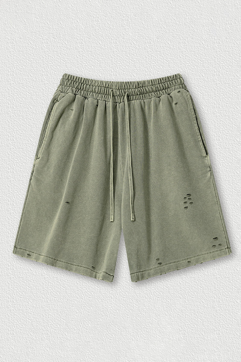 Loose Washed Athletic Shorts - Unisex Casual Sports Shorts