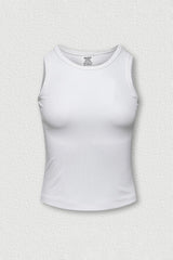 Women's stylish form-fitting sleeveless tank top