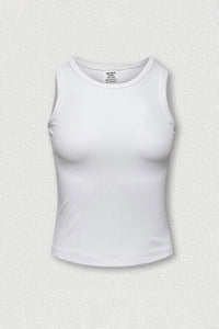 Women's stylish form-fitting sleeveless tank top