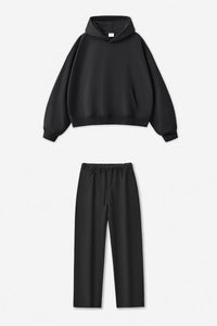 Unisex Boxy Loose Fleece Hoodie