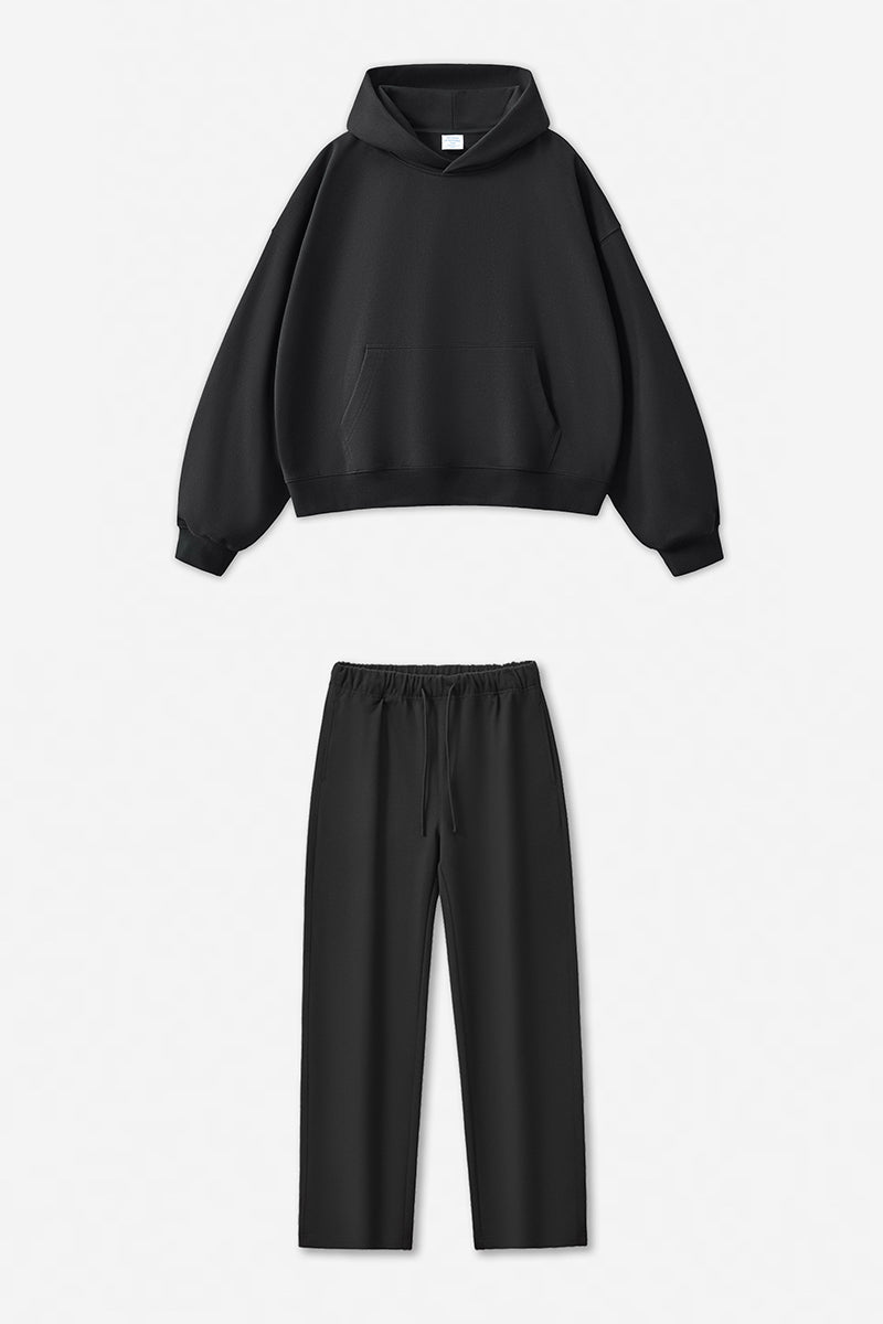 Unisex Boxy Loose Fleece Hoodie