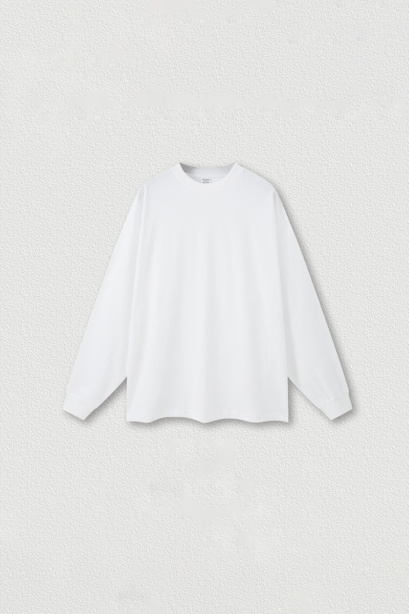 Men's Streetwear Cotton Loose Fitting Solid Pullover