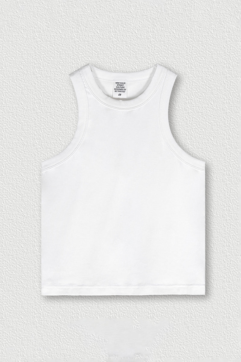 Vintage Distressed Slim-Fit Tank Top