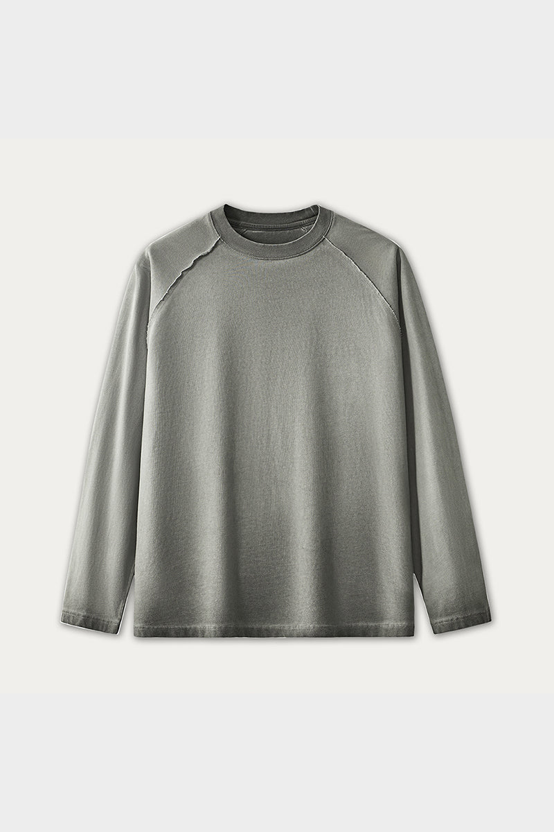 Unisex Heavyweight Long Sleeve Washed T-Shirt