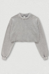 Women's Cropped Long Sleeve T-Shirt
