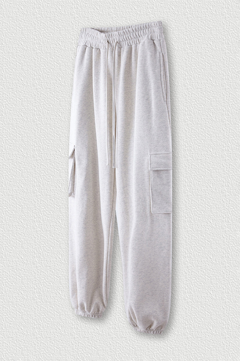 Fleece-Lined Cargo Joggers